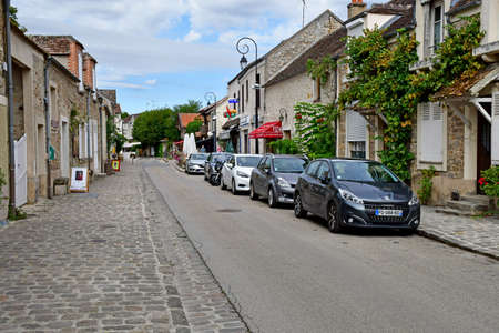 Barbizon, France - august 21 2020: the picturesque village, the city of painters