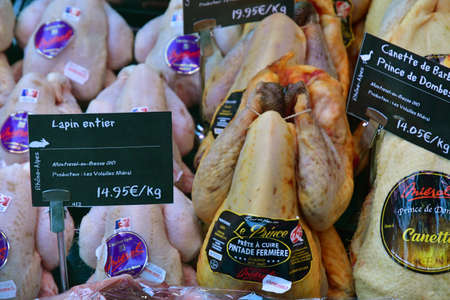 Saint Cyr the School; France - february 28 2021: food in Les Fermes de Gally, a famous garden centerのeditorial素材