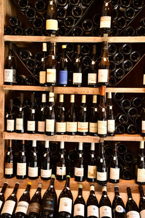 Sarzeau, France - June 6 2021: a wine merchantのeditorial素材