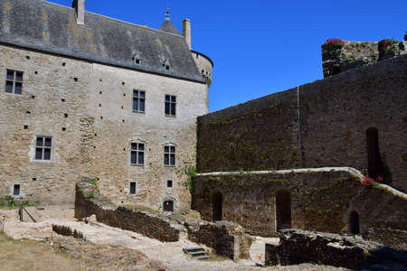 Sarzeau, France - june 6 2021: the Suscinio castle built in the 13th century by the Bretagne dukesのeditorial素材