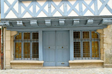 Quimper, France - May 16 2021: the picturesque old city centerのeditorial素材