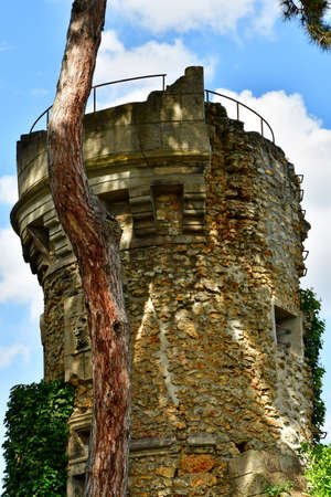 Poissy; France - September 18 2021: the picturesque Ile de Migneauxのeditorial素材