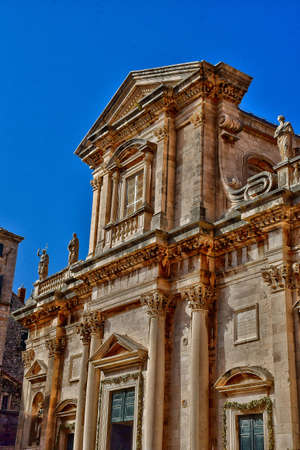 Dubrovnik, Croatia- September 3 2021: the cathedralのeditorial素材