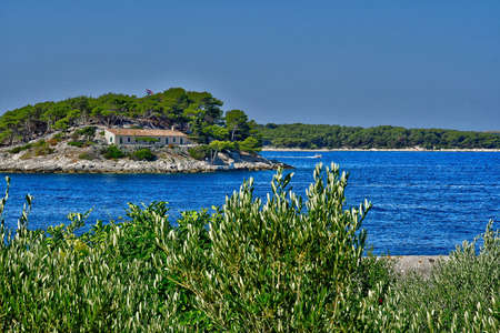Hvar, Croatia- September 3 2021: the picturesque old cityのeditorial素材