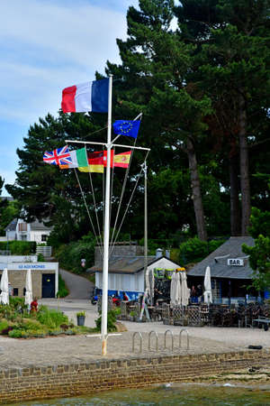 France - June 6, 2021: Ile aux Moines in the Morbihan Gulfのeditorial素材