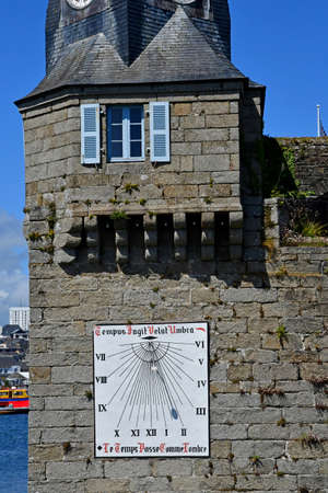 Concarneau, France - May 16 2021: the picturesque old cityのeditorial素材