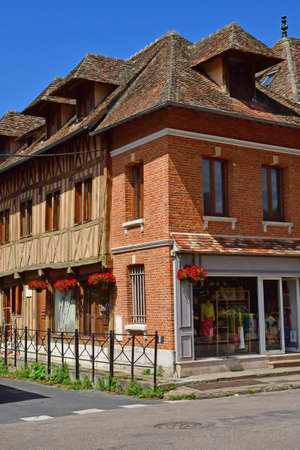 The Andelys; France - June 24 2021: the city center of Petit Andelyのeditorial素材