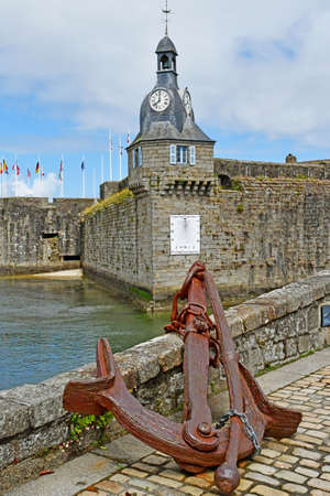 Concarneau, France - May 16 2021: the picturesque old cityのeditorial素材