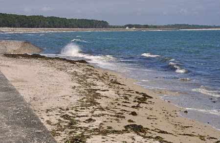 Fouesnant, France - May 16 2021: the picturesque Pointe de Mousterlinのeditorial素材