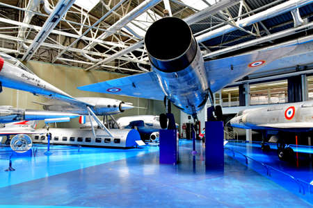 Le Bourget; France - july 31 2021: the air and space museum
