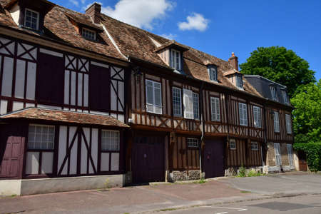 Les Andelys; France - june 24 2021: the city center of Petit Andelyのeditorial素材