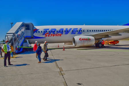 Dubrovnik, Croatia- September 3 2021: the airportのeditorial素材