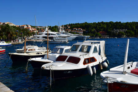 Cavtat, Croatia- september 3 2021: the picturesque city in summerのeditorial素材