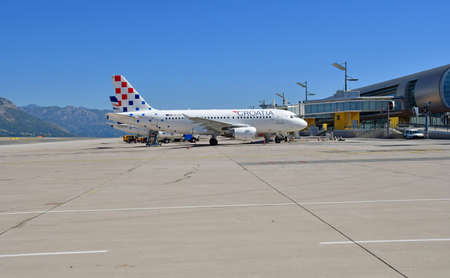 Dubrovnik, Croatia- September 3 2021: the airportのeditorial素材