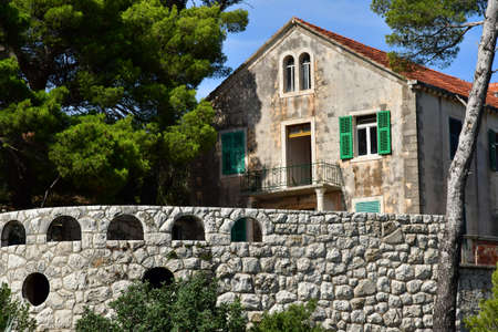 the Mljet island, Croatia- september 3 2021: the picturesque island in summerのeditorial素材