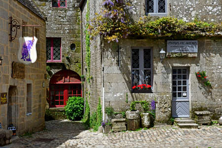 Locronan; France - may 16 2021: the picturesque old villageのeditorial素材