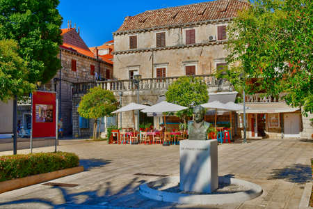 Cavtat, Croatia- september 3 2021: the picturesque city in summerのeditorial素材