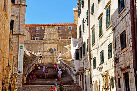 Dubrovnik, Croatia- september 3 2021: the picturesque old cityのeditorial素材