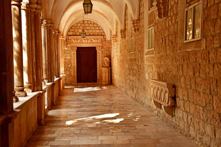 Dubrovnik, Croatia- september 3 2021: the picturesque Dominican monastery museumのeditorial素材