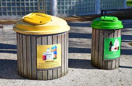 Illiers Combray, France - May 16 2021: the Charonnerie motorway rest areaのeditorial素材