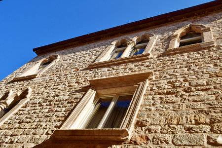 Hvar, Croatia- september 3 2021: the picturesque old cityのeditorial素材