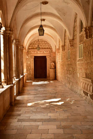 Dubrovnik, Croatia- september 3 2021: the picturesque Dominican monastery museum