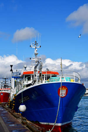 Guilvinec, France - May 16 2021: the fishing port