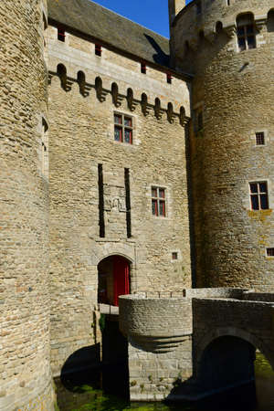 Sarzeau, France - june 6 2021: the Suscinio castle built in the 13th century by the Bretagne dukesのeditorial素材