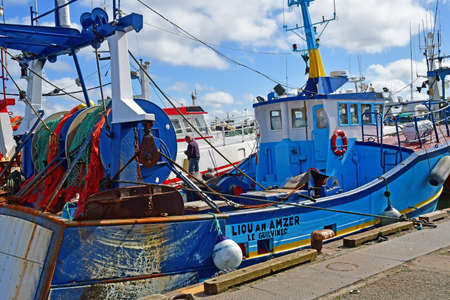 Guilvinec, France - May 16 2021: the fishing port