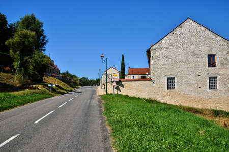 Sailly, France - june 29 2018: the picturesque villageのeditorial素材
