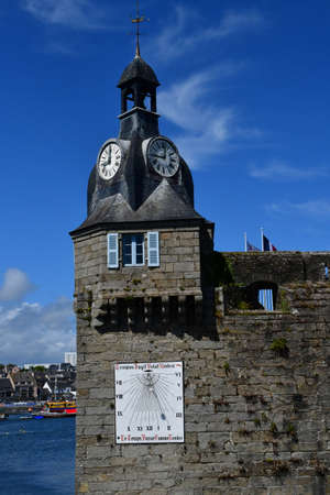 Concarneau, France - May 16 2021: the picturesque old cityのeditorial素材