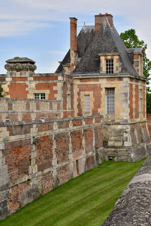 Anet; France - june 3 2021: the renaissance castle of Diane de Poitiersのeditorial素材