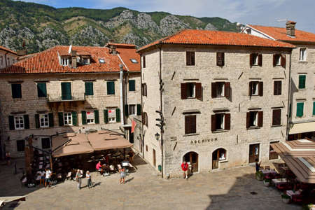 Kotor; Montenegro - september 13 2021: the picturesque old cityのeditorial素材