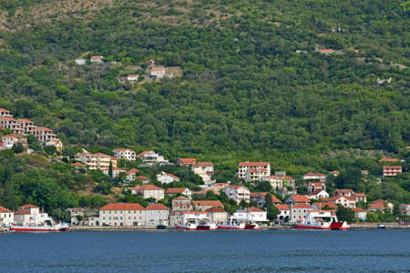 Kotor; Montenegro - september 13 2021: the Kotor bayのeditorial素材