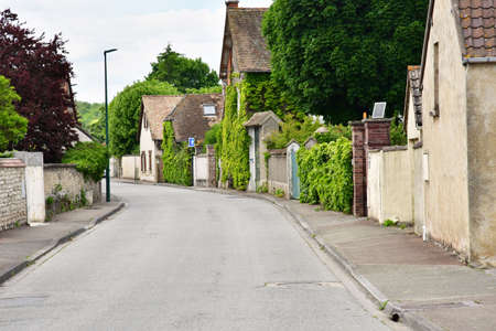 Garennes sur Eure; France - June 23 2021: the picturesque villageのeditorial素材