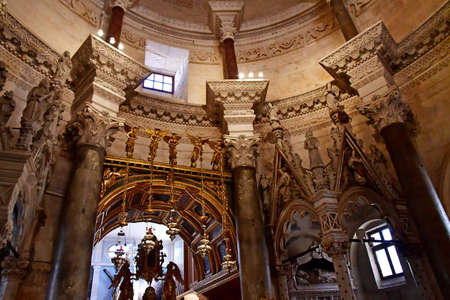 Split, Croatia - September 5 2021: the Diocletian palaceのeditorial素材