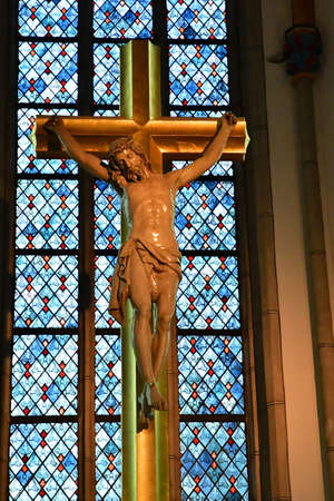 Koblenz; Germany- August 11 2021: the Saint Florin churchのeditorial素材