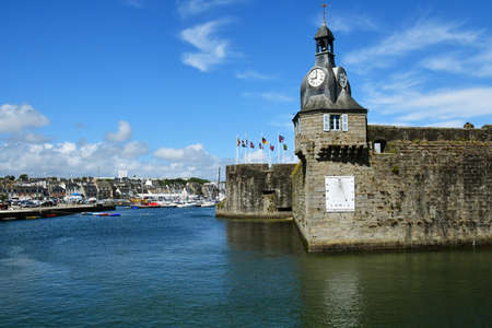Concarneau, France - May 16 2021: the picturesque old cityのeditorial素材