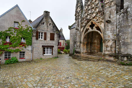 Cross Bridge; France - May 16 2021: the picturesque villageのeditorial素材