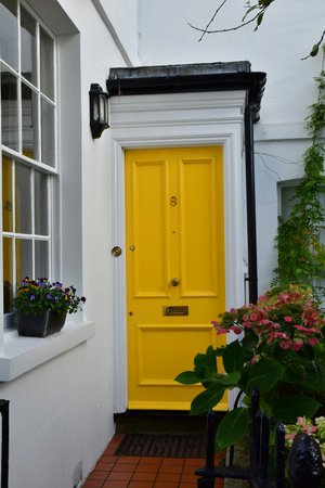 London; Hampstead; England - October 21 2021: the Belsize Park district