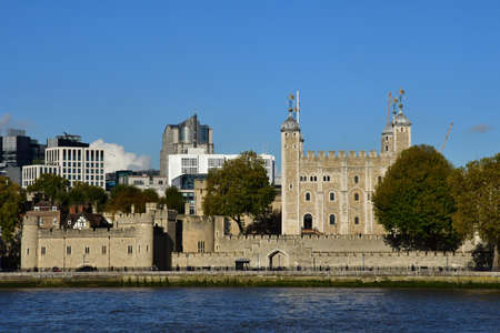 London; Hampstead; England - October 21 2021: the Tower of London built in 1066のeditorial素材