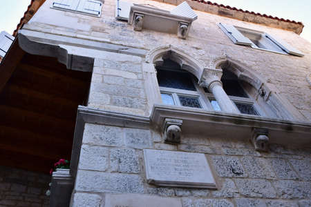 Trogir, Croatia; September 2021: the picturesque old cityのeditorial素材