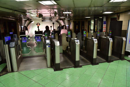 London; England - October 21 2021: the Swiss Cottage stationのeditorial素材