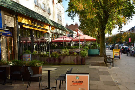 London; Hampstead; England - October 21 2021: the Belsize Park districtのeditorial素材
