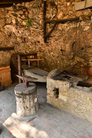 Croatia; Sibenik - September 5 2021: the picturesque National Park of Krkaのeditorial素材