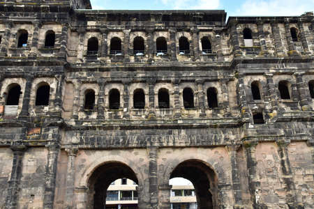 Sort; Germany- August 11 2021: the Porta Nigraのeditorial素材