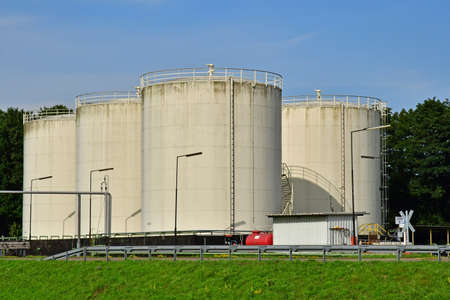 Sort; Germany- August 11 2021: tanks in the portのeditorial素材