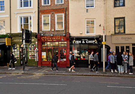 London; England - October 21 2021: American Grill in the City of Greenwichのeditorial素材