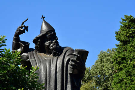 Split, Croatia - September 5 2021: Gregory of Nin statue by Ivan Mestrovicのeditorial素材
