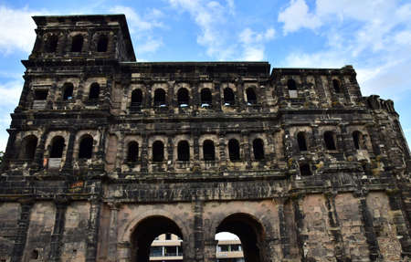 Sort; Germany- August 11 2021: the Porta Nigraのeditorial素材